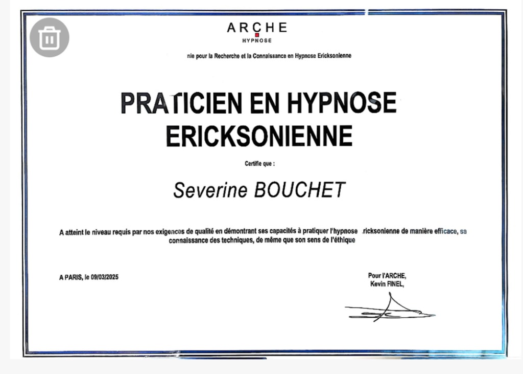 photo diplome Severine Bouchet