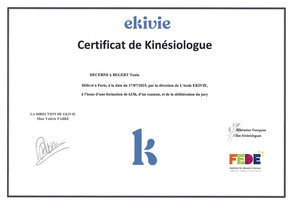 photo diplome Fée Ton Envol - Tania Begert