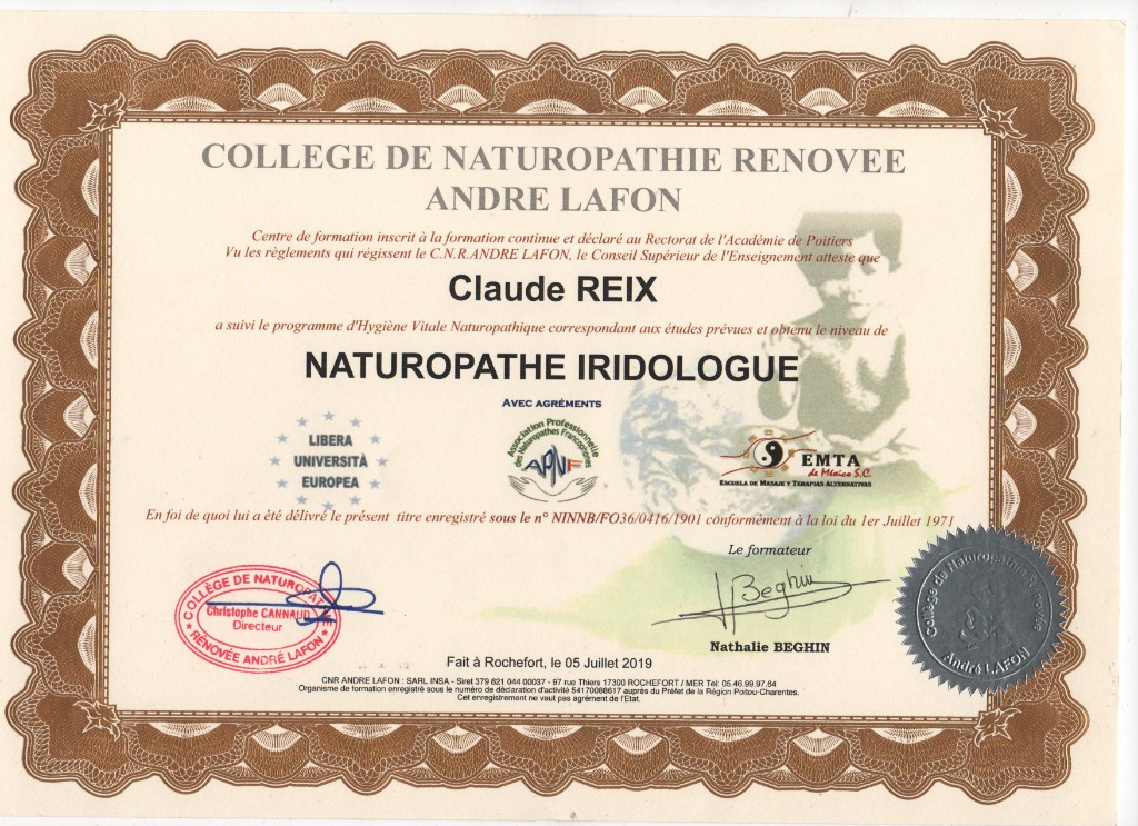 photo diplome Claude REIX