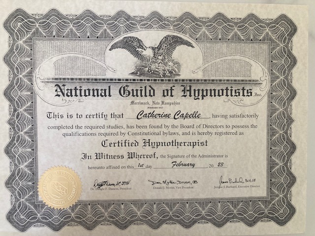 photo diplome Catherine Capelle