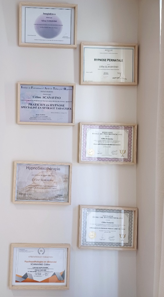 photo diplome Céline Scanavino