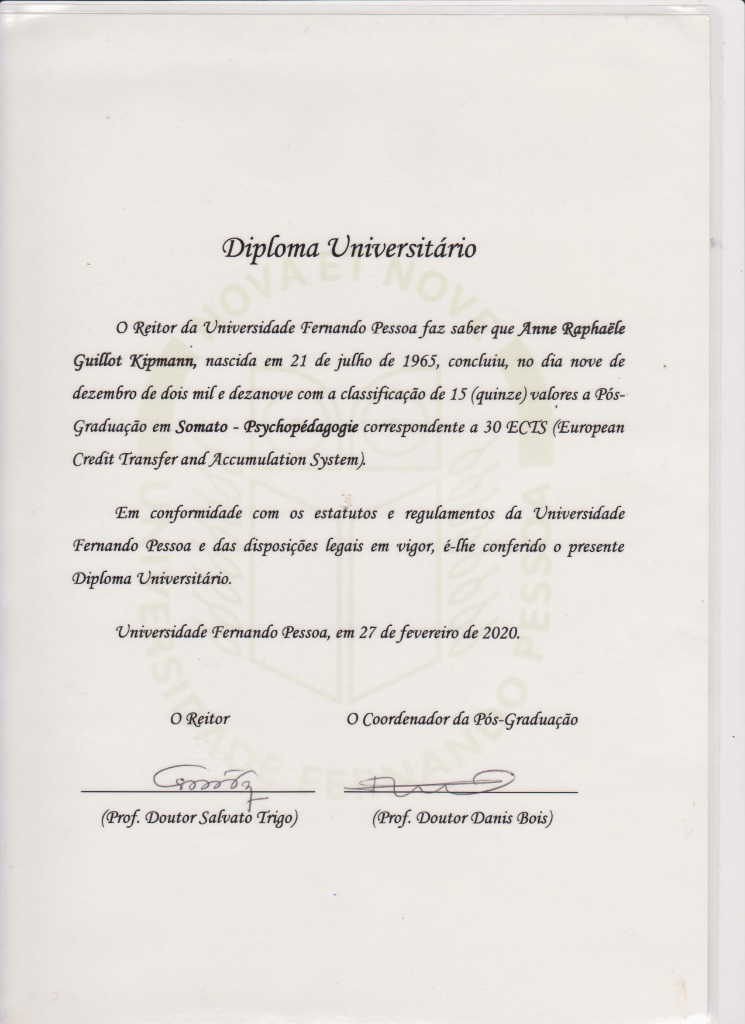 photo diplome Anne Guillot-Kipman