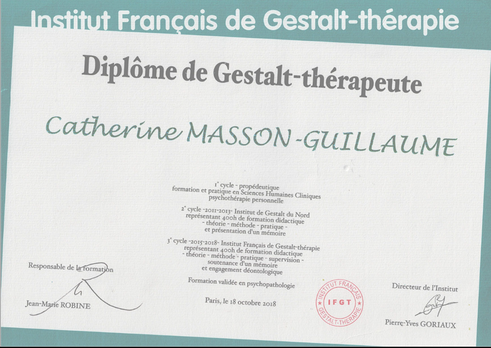 photo diplome Catherine MASSON