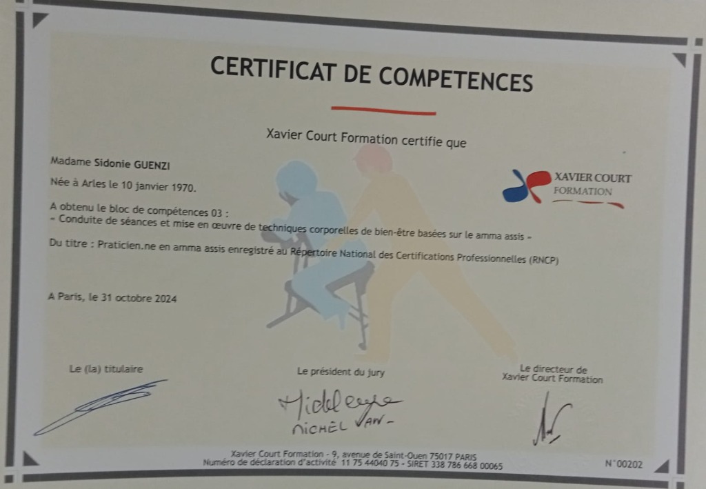 photo activite Sidonie GUENZI