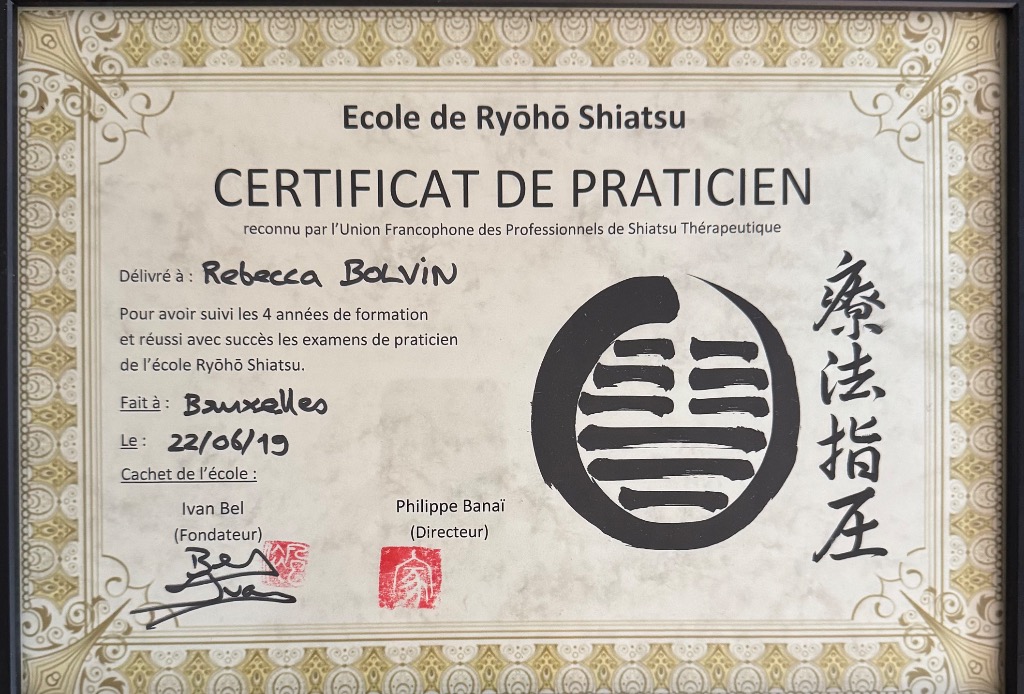 photo diplome Rebecca BOLVIN