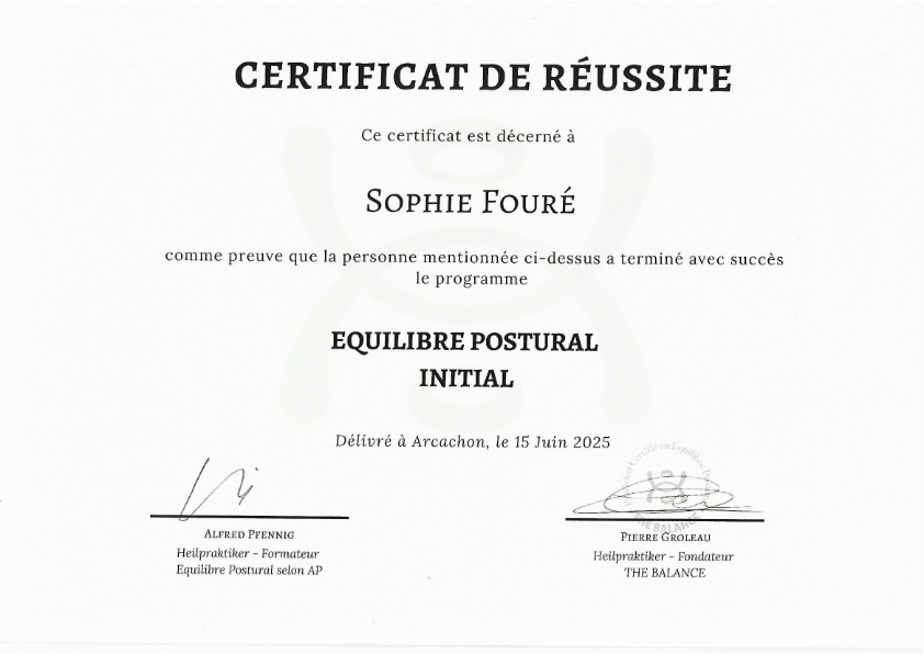 photo diplome SOPHIE Fouré