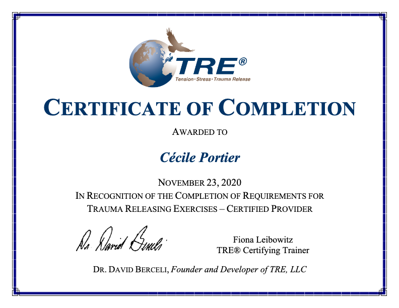 photo diplome CECILE PORTIER