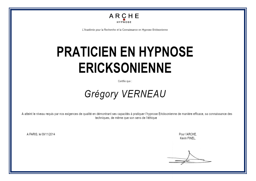 photo diplome Gregory VERNEAU 