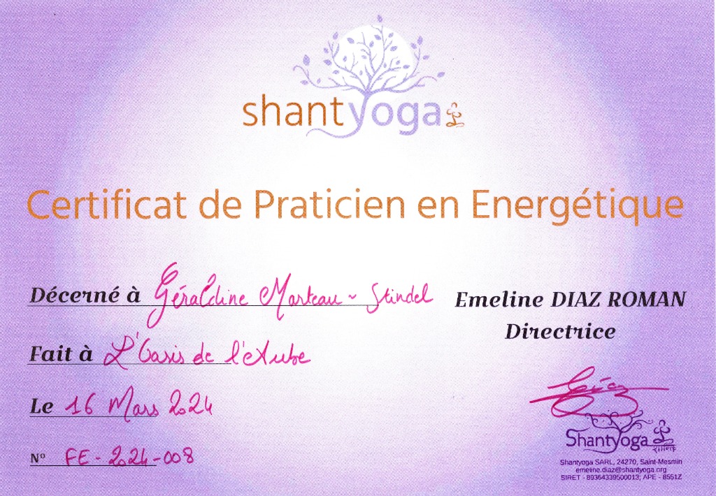 photo diplome COACHING DES SENS