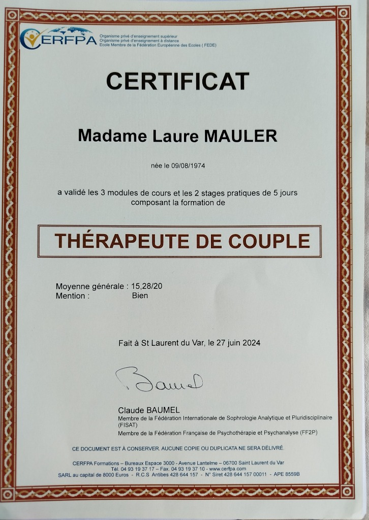 photo diplome Laure Mauler