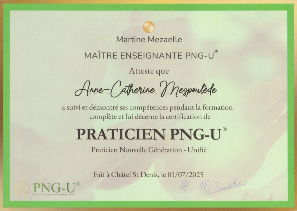 photo diplome Anne-Catherine Mespoulède