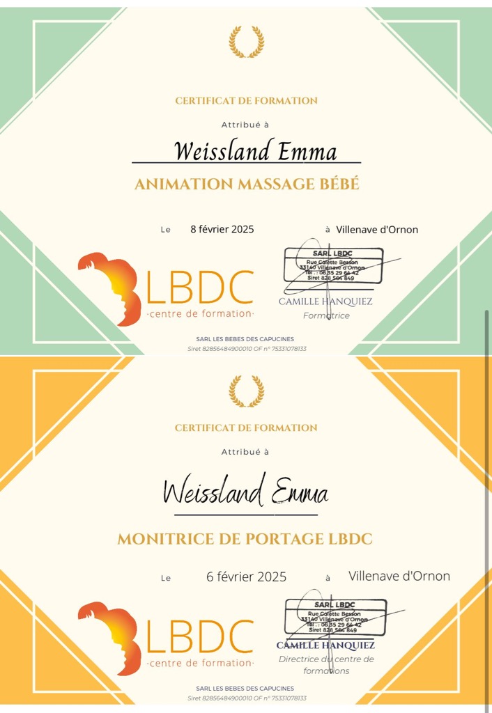 photo diplome Naturellement essentielle