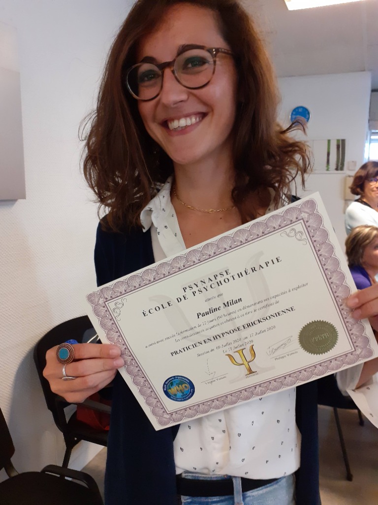 photo diplome Pauline Milan