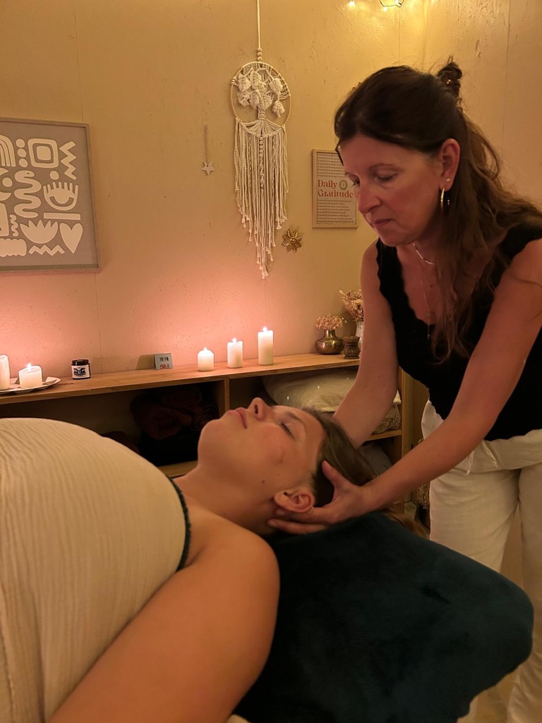 photo seance Joëlle Dourlou Ma Bulle de Bonheur