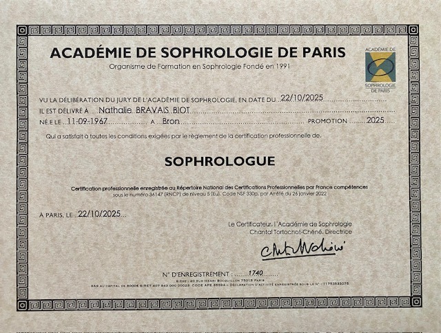 photo diplome Nathalie Biot