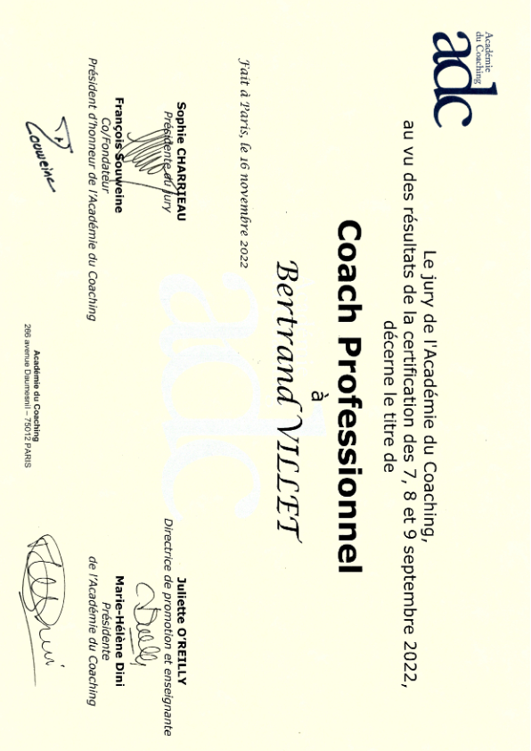 photo diplome Bertrand Villet