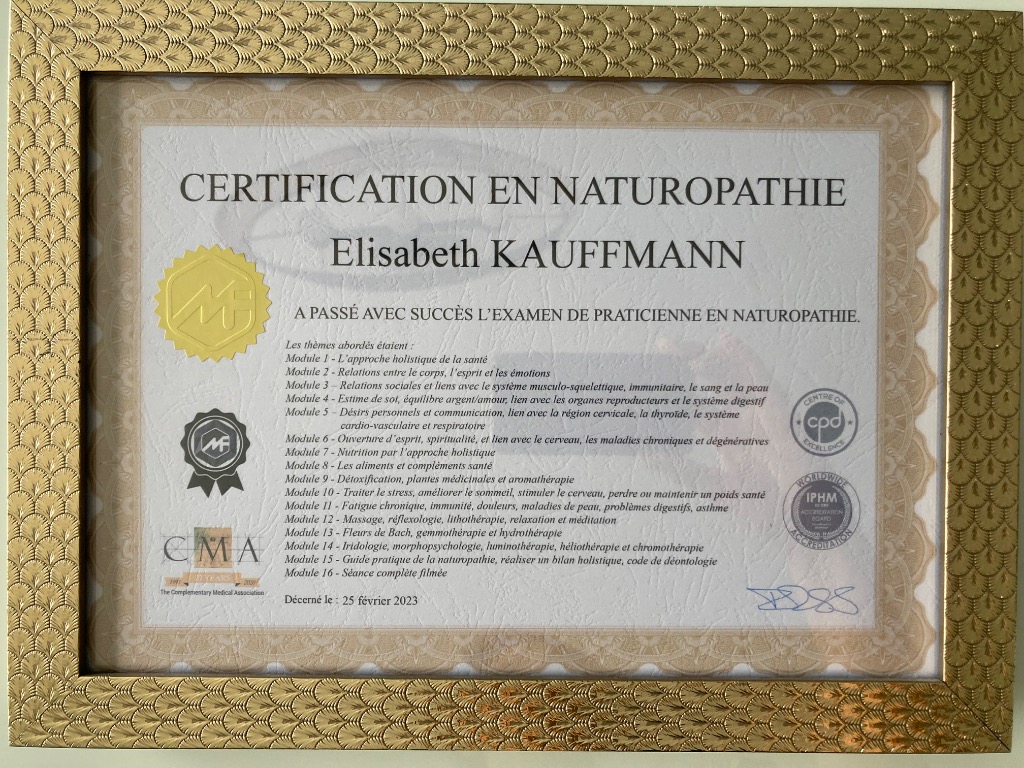 photo diplome Elisabeth Kauffmann
