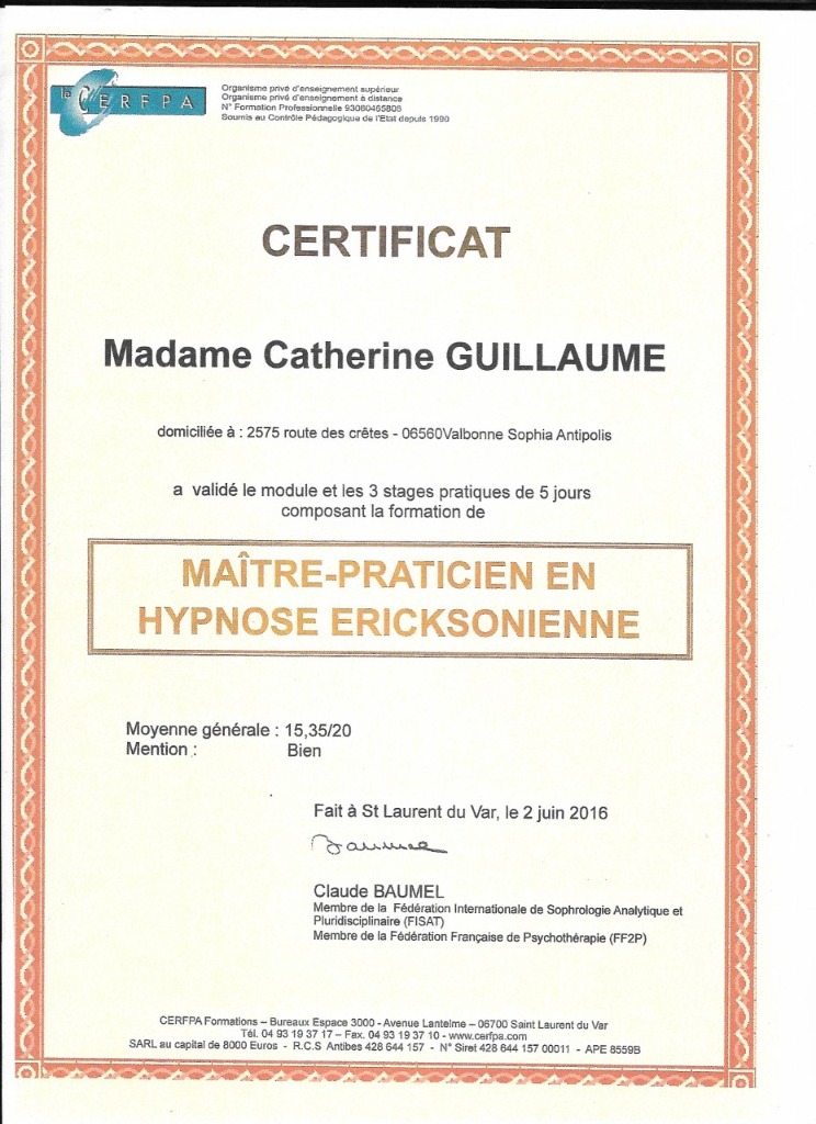 photo diplome guillaume