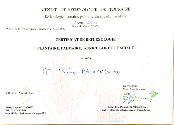 photo diplome EI VALERIE MAIXENDEAU