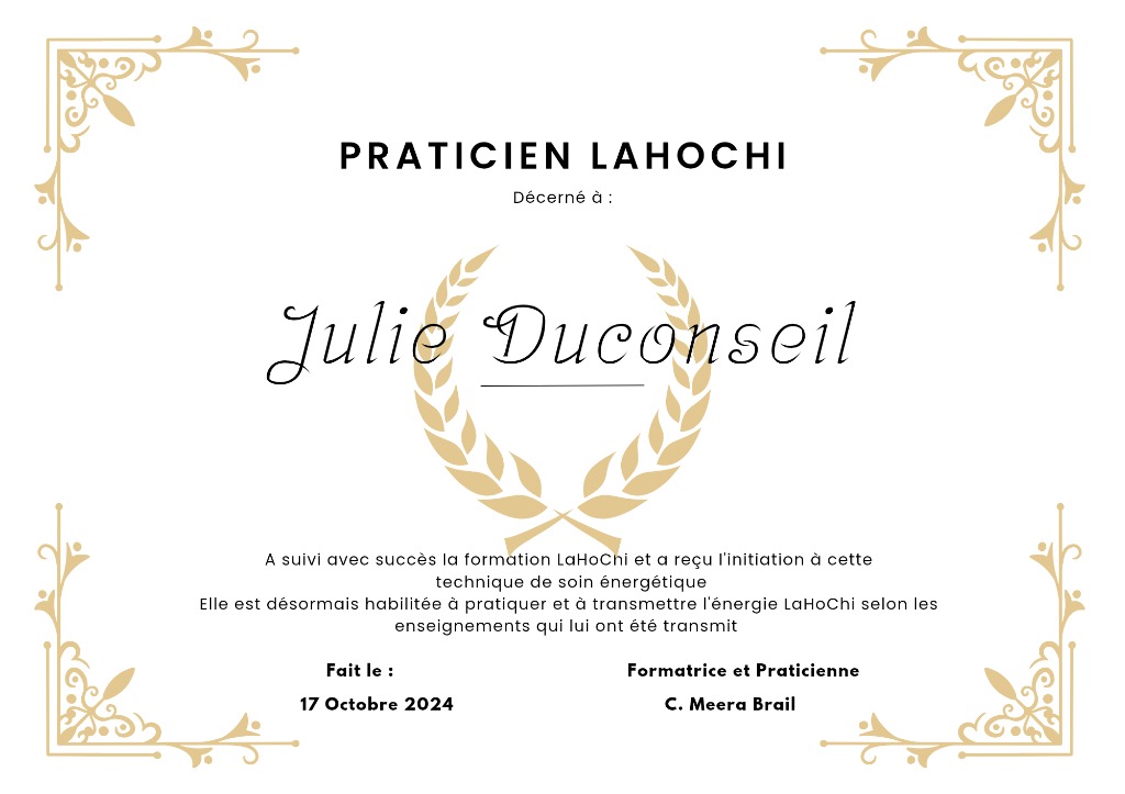 photo diplome Julie Duconseil