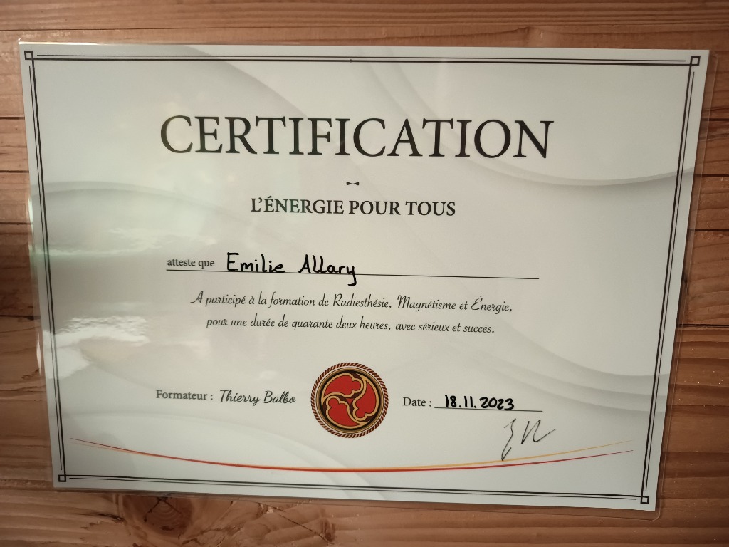 photo diplome Emilie Allary