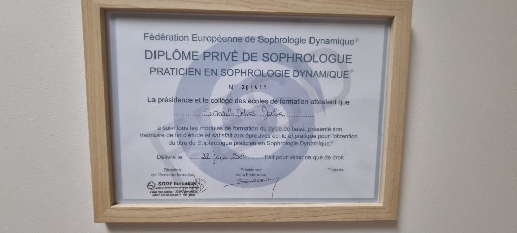 photo diplome Julia buron