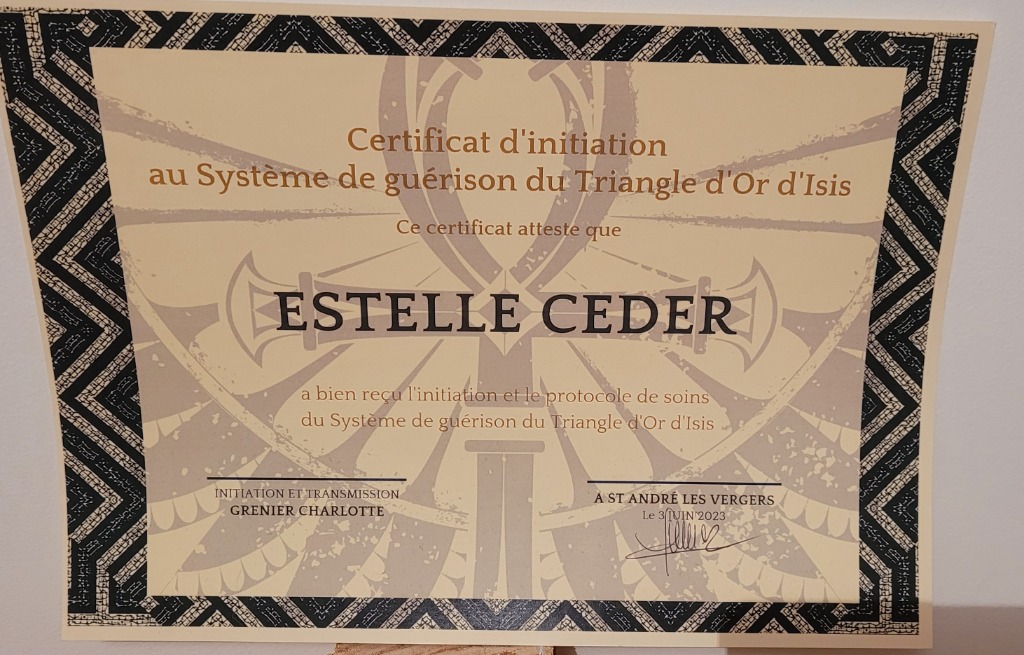 photo diplome Estelle CEDER 