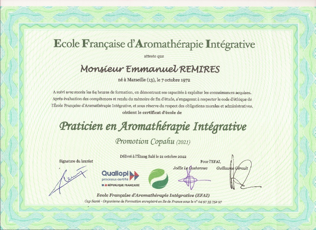 photo diplome Emmanuel Remires 