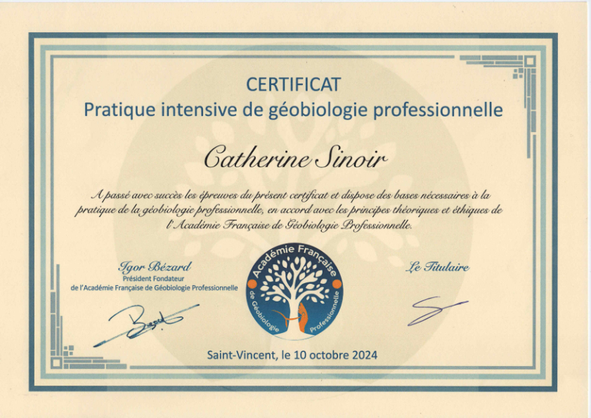 photo diplome COCOON VIBRANCE