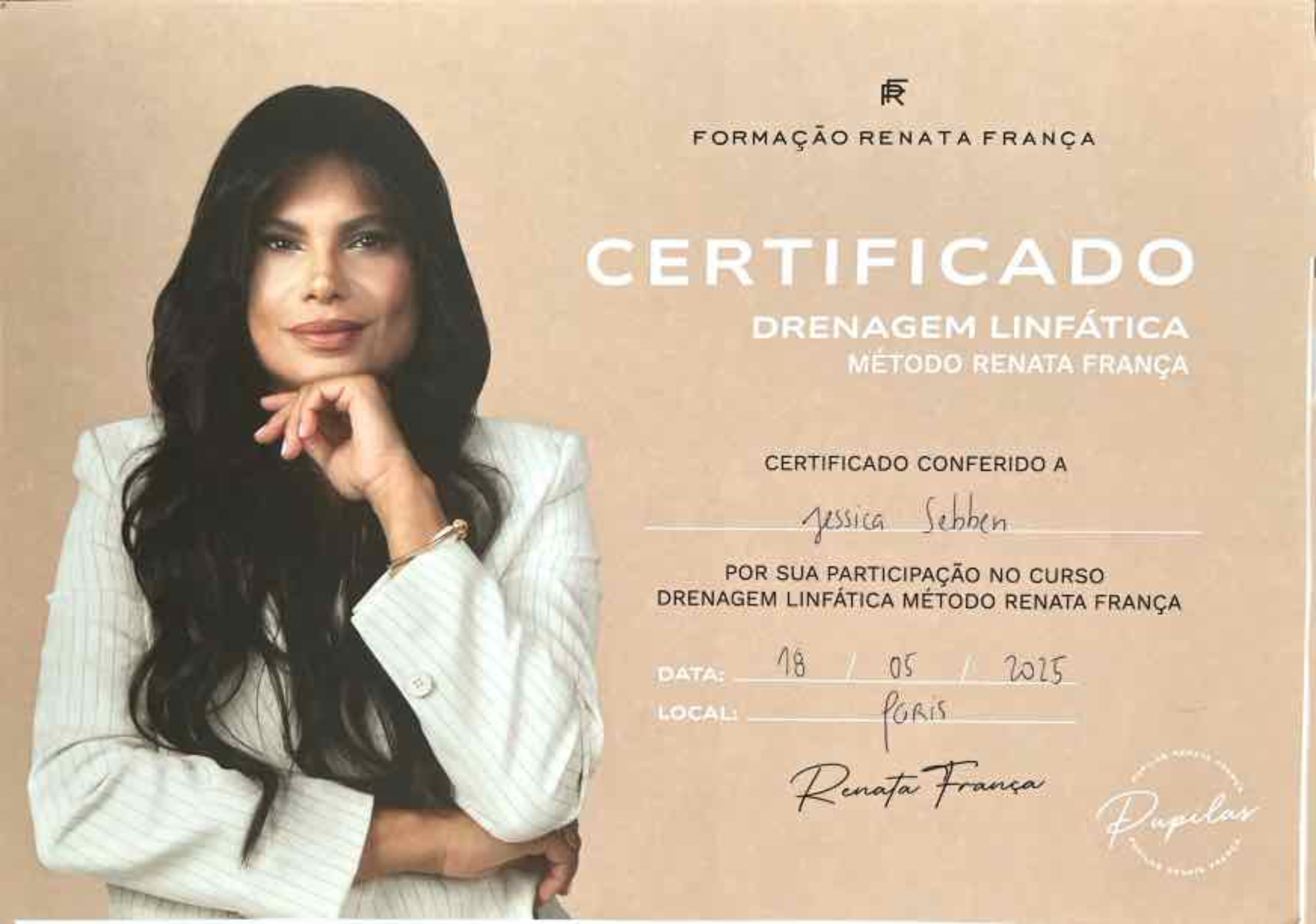 photo diplome Jessica Sebben 