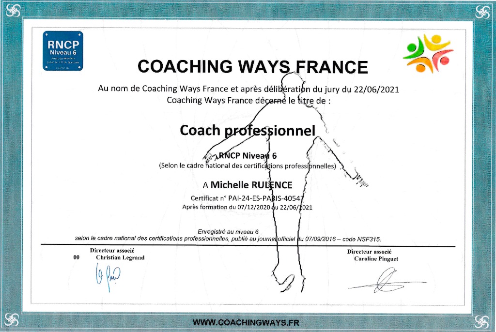 photo diplome Michelle Rulence