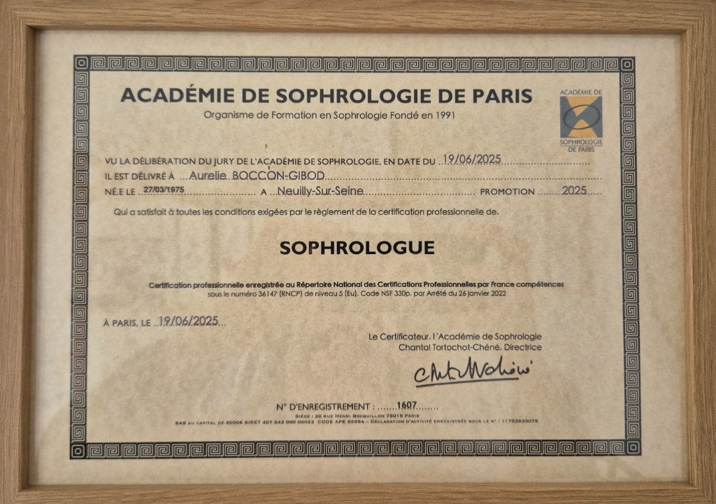 photo diplome Aurélie BOCCON-GIBOD