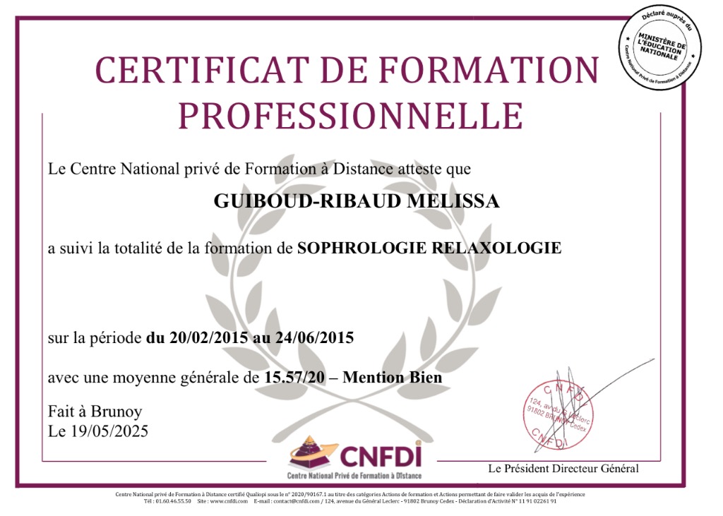 photo diplome Kinesiologie.mg