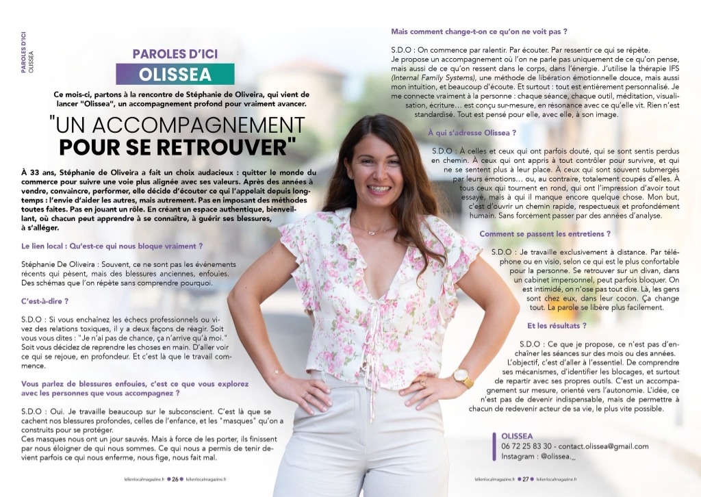 photo activite Stéphanie De Oliveira