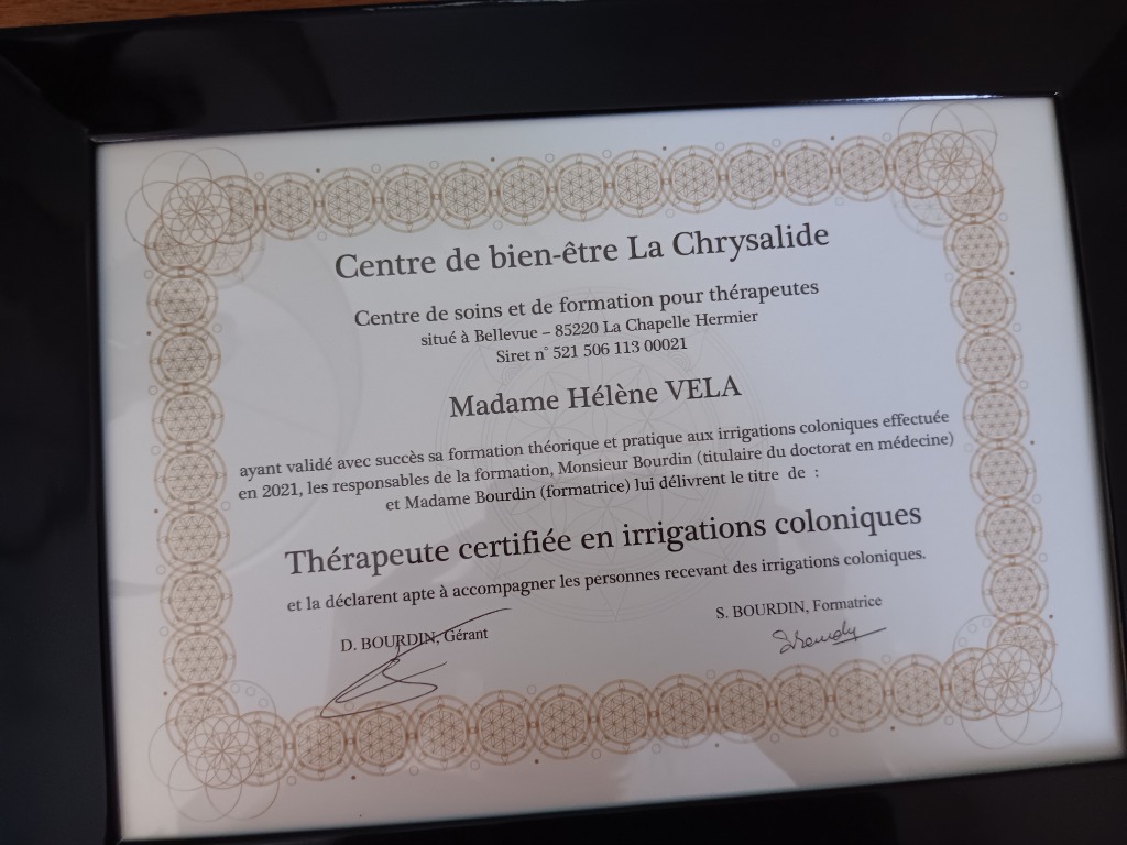 photo diplome Hélène VELA