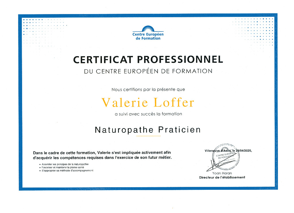 photo diplome LOFFER VALERIE