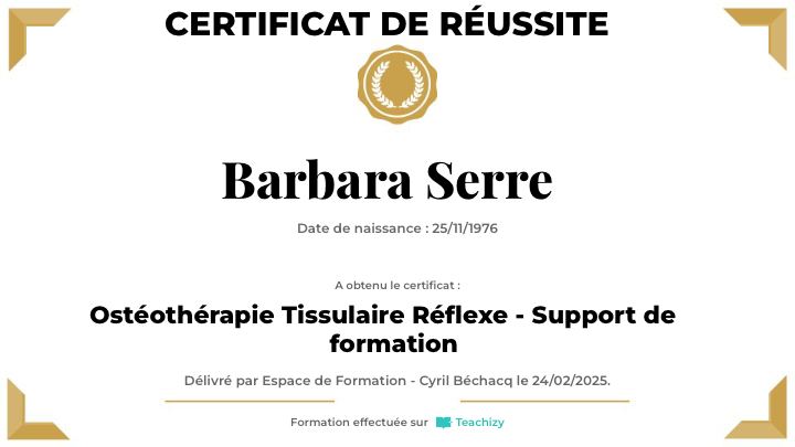 photo diplome Barbara Serre