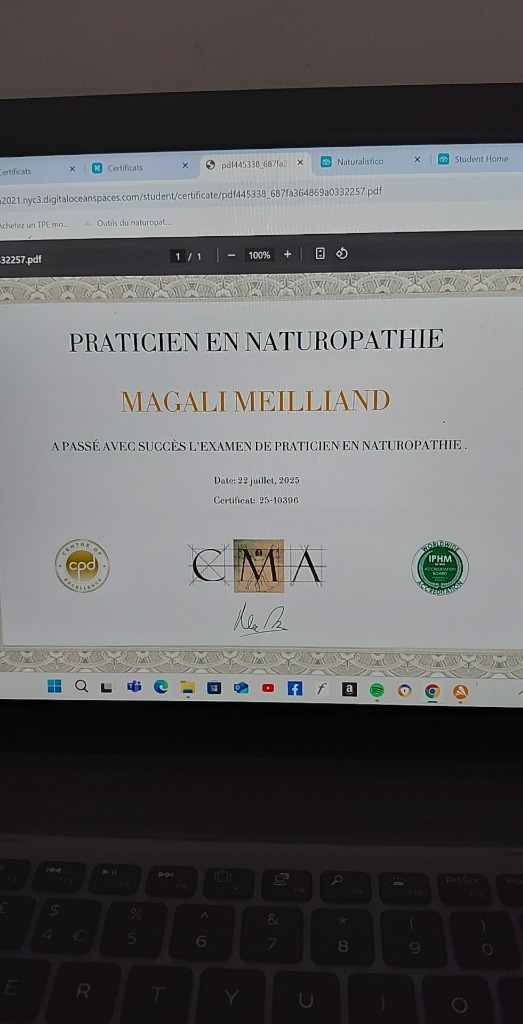 photo diplome Magali Meilliand