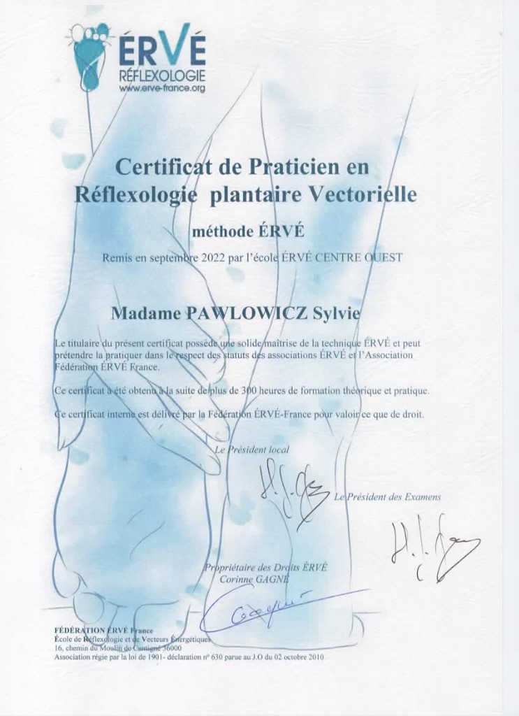photo diplome Sylvie Pawlowicz