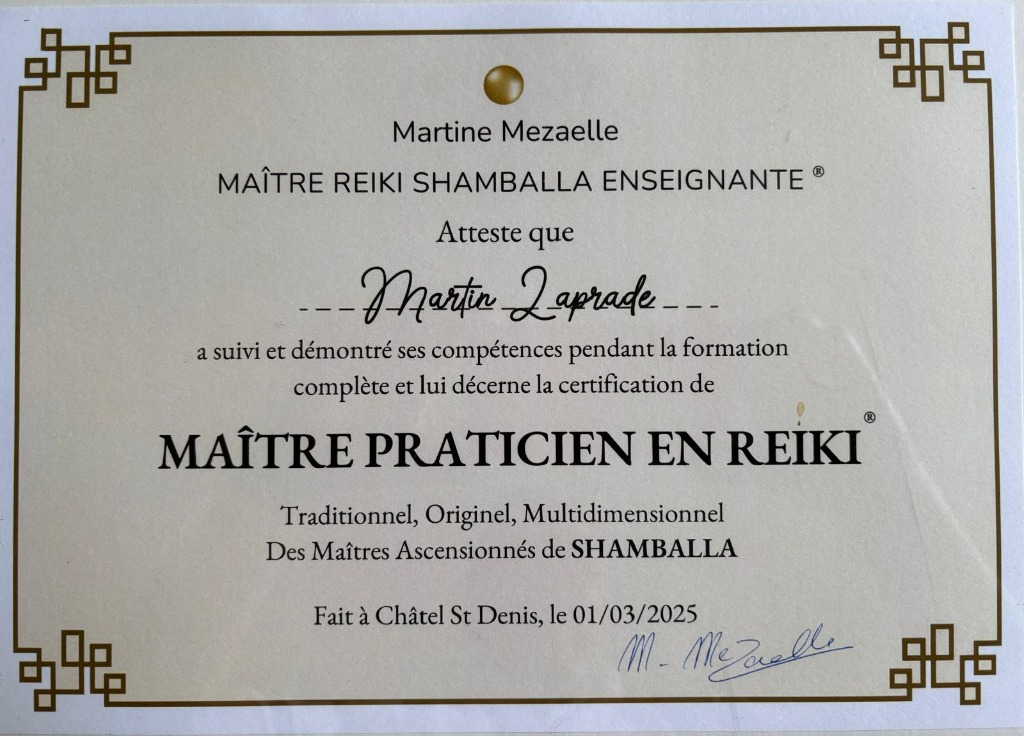 photo diplome Christel MARTIN LAPRADE