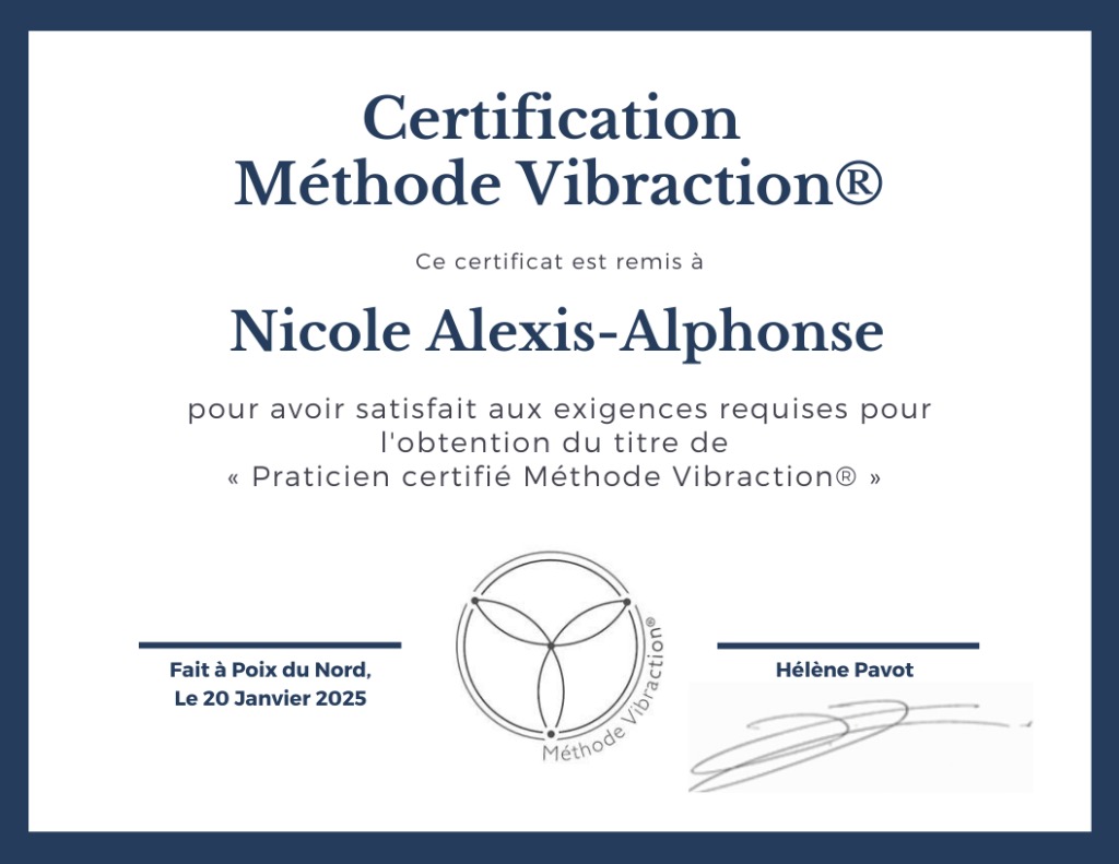 photo diplome Nicole ALEXIS-ALPHONSE