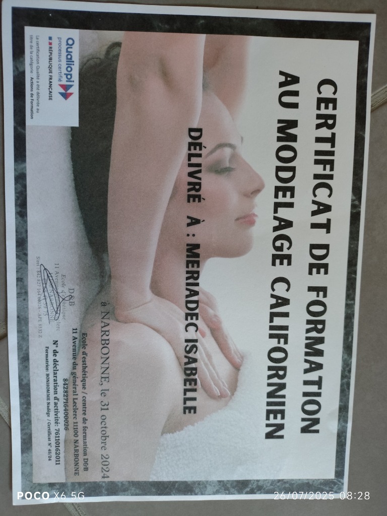 photo diplome Isabelle Meriadec AGN