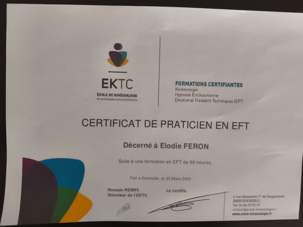 photo diplome Elodie Feron