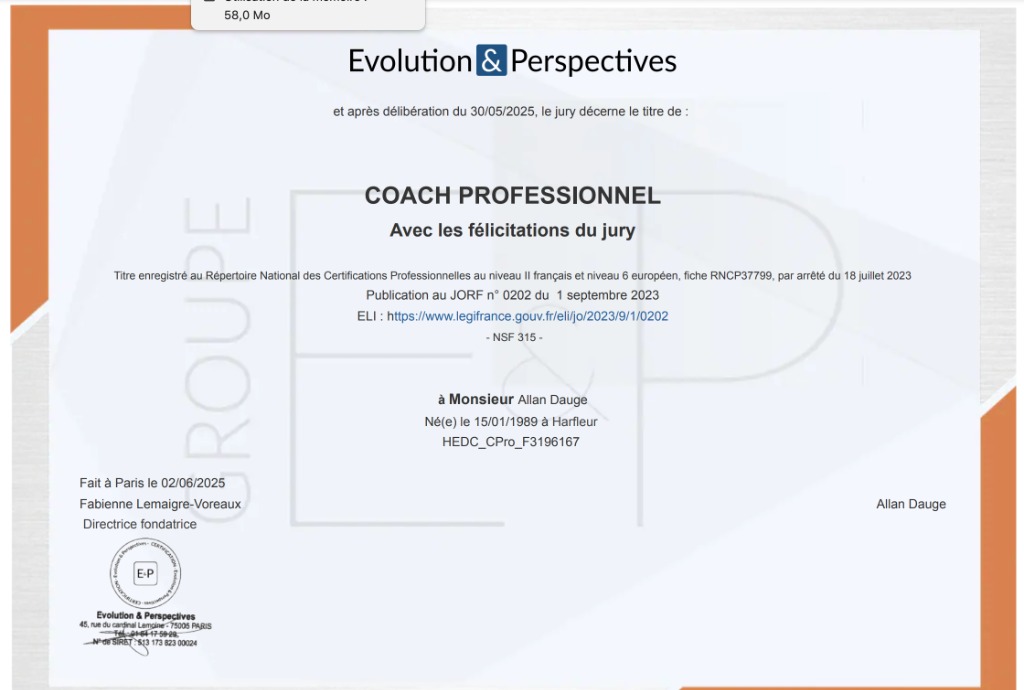 photo diplome Allan Dauge