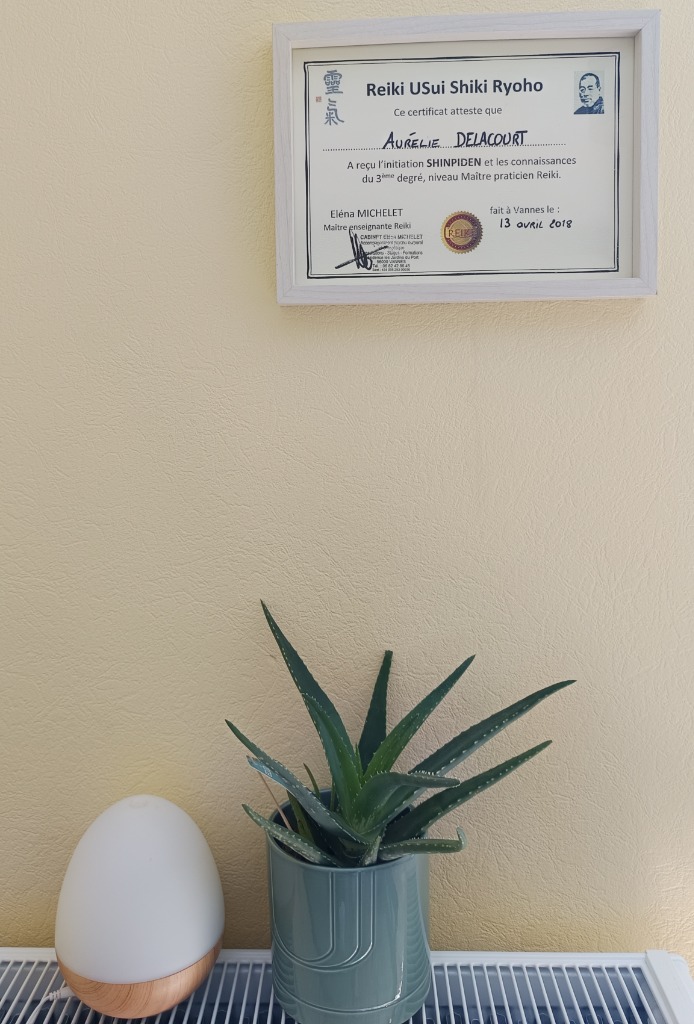 photo diplome Sensei Reiki Guerledan 22