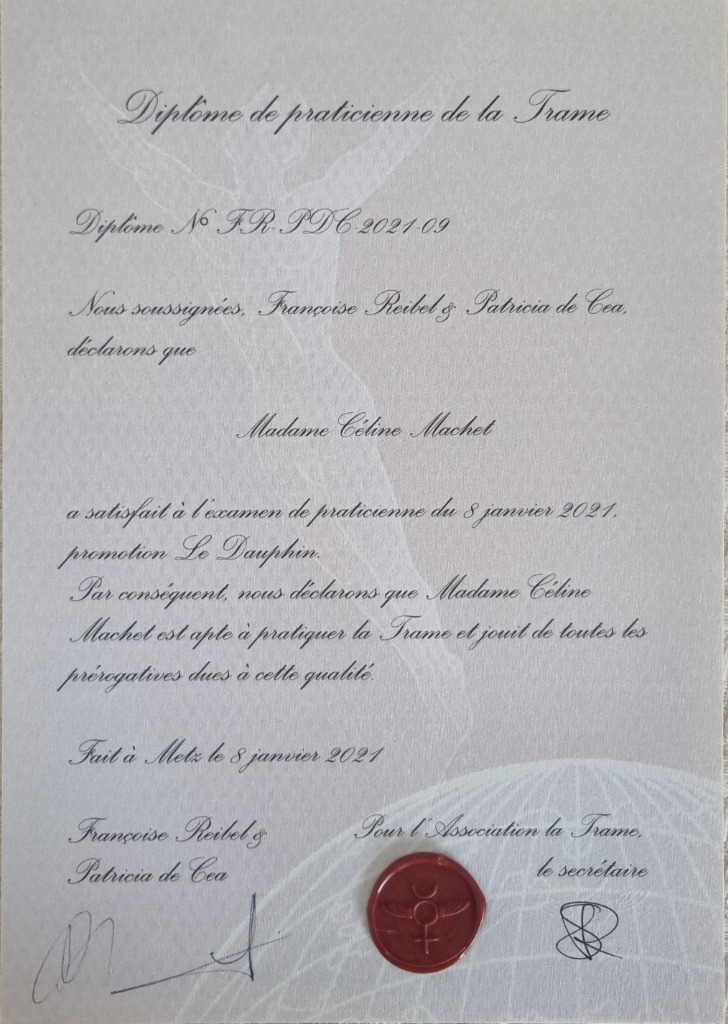 photo diplome Céline MACHET