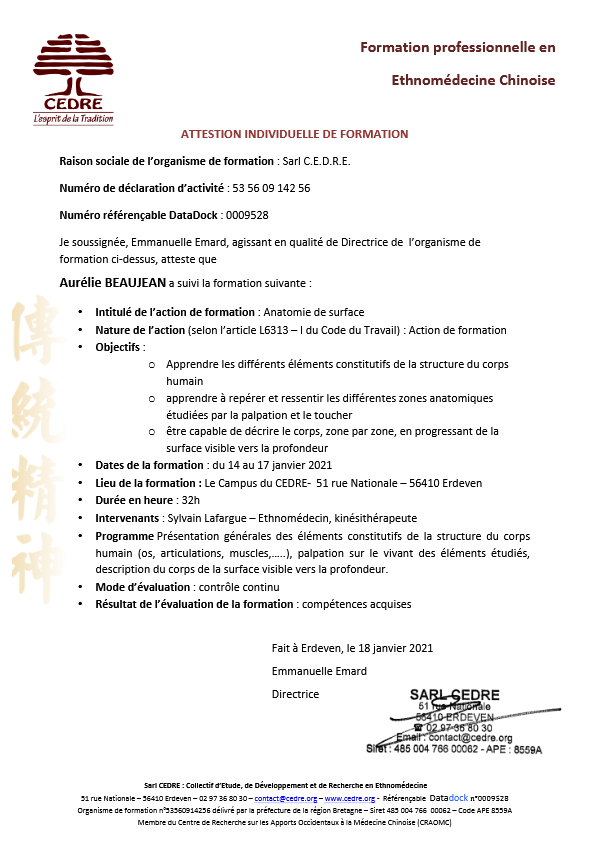 photo diplome Aurélie Beaujean 