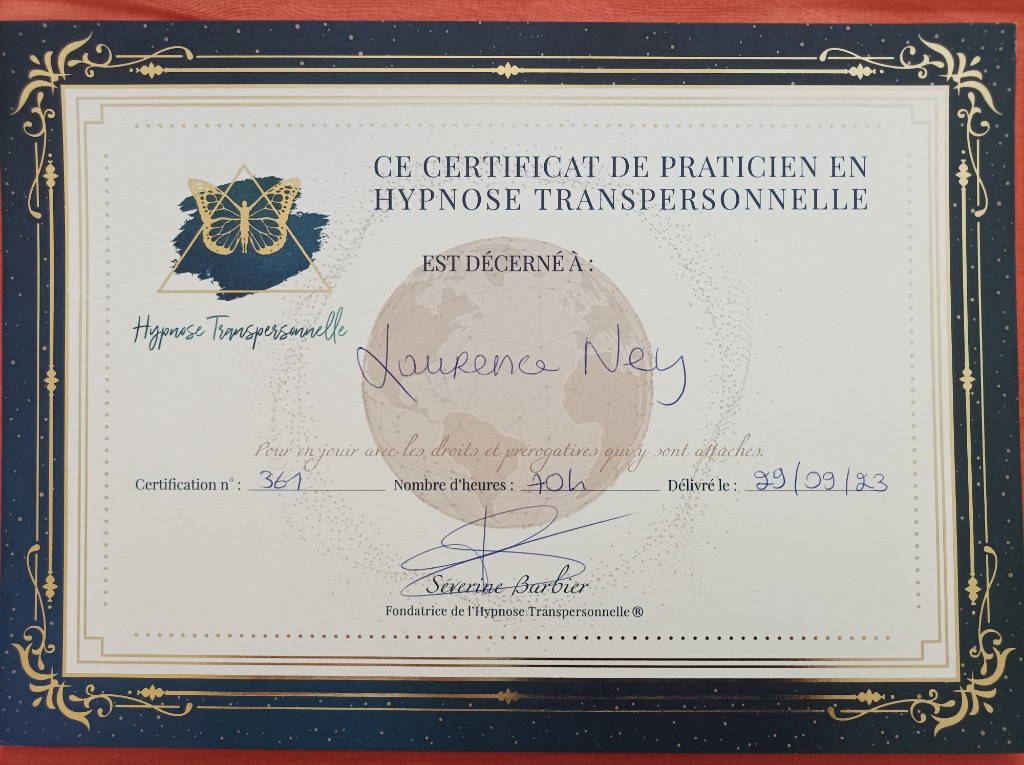 photo diplome Laurence Ney