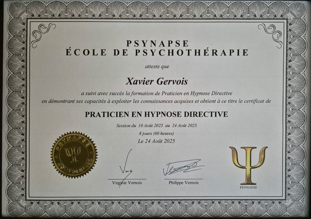 photo seance Xavier Gervois