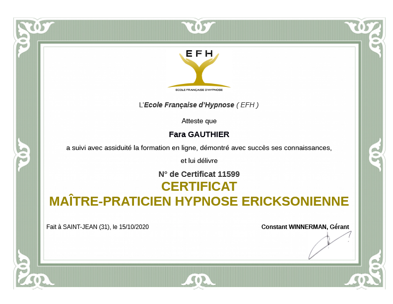 photo diplome Gauthier Fara